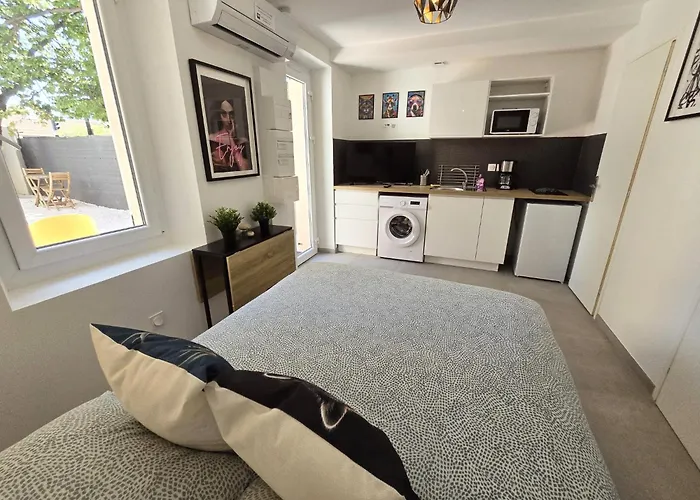 Lejlighed Gregbnb - 17m2 - Terrasse - Clim - Ouest - 5 *